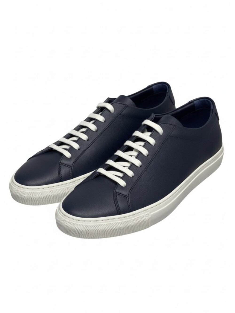 NEW COMMON PROJECTS Men’s Original Achilles Sneakers (8) Navy Blue
